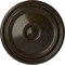 Ekena Millwork Reece Ceiling Medallion (Fits Canopies up to 2 3/8"), 12"OD x 1 3/4"P, Stone Hearth Crackle CM12RESHC - alternate 1